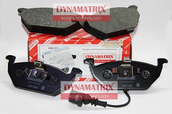 Dynamatrix DBP1398 Гальмівні колодки, комплект DBP1398: Купити в Україні - Добра ціна на EXIST.UA!