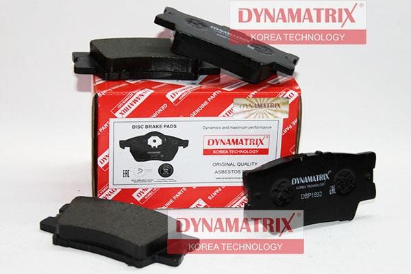 Dynamatrix DBP1892 Гальмівні колодки, комплект DBP1892: Купити в Україні - Добра ціна на EXIST.UA!
