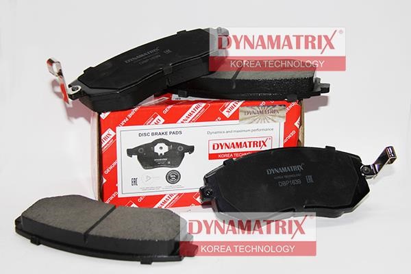 Dynamatrix DBP1639 Гальмівні колодки, комплект DBP1639: Купити в Україні - Добра ціна на EXIST.UA!