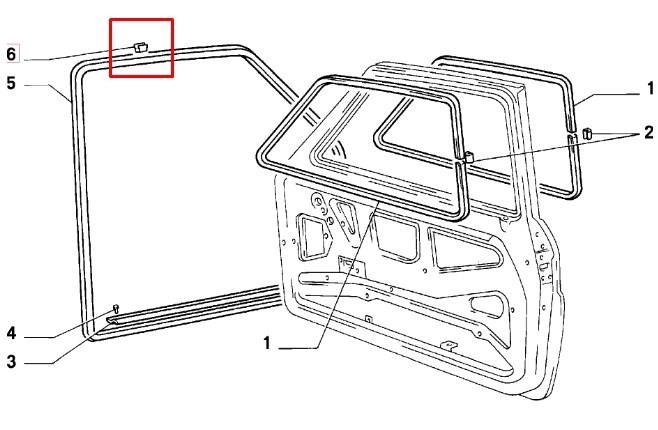 4272449 Fiat/Alfa/Lancia Клипса