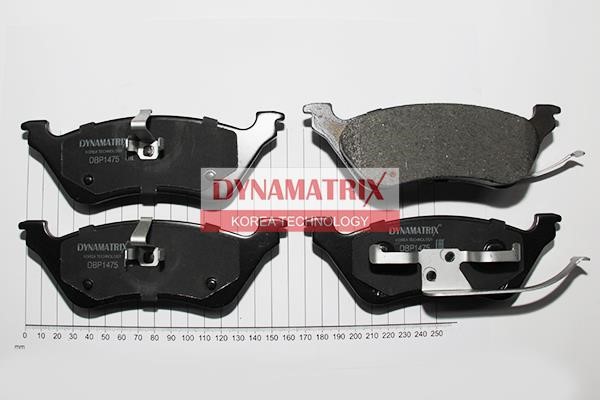 Dynamatrix DBP1475 Гальмівні колодки, комплект DBP1475: Приваблива ціна - Купити в Україні на EXIST.UA!
