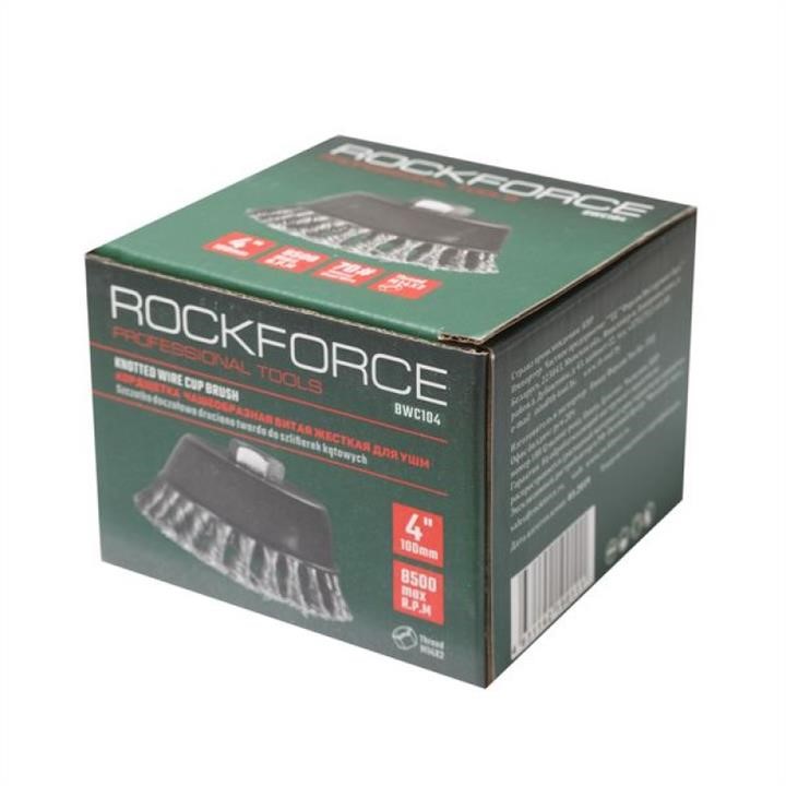 Rock Force RF-BWC104 Кордщітка чашеподібна сталева кручена для КШМ 100мм, в блістері RFBWC104: Купити в Україні - Добра ціна на EXIST.UA!