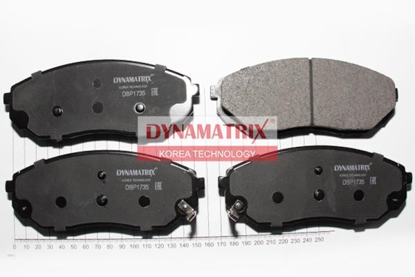 Dynamatrix DBP1735 Гальмівні колодки, комплект DBP1735: Купити в Україні - Добра ціна на EXIST.UA!