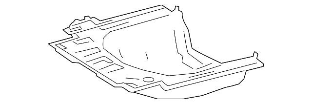 5830106904 Toyota Панель підлоги багажника