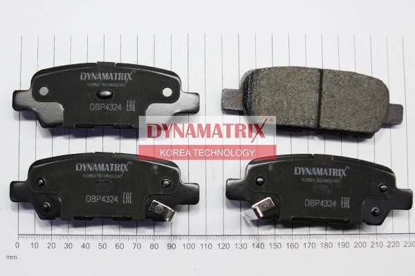 Dynamatrix DBP4324 Гальмівні колодки, комплект DBP4324: Приваблива ціна - Купити в Україні на EXIST.UA!
