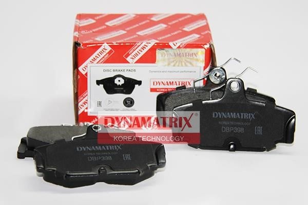 Dynamatrix DBP398 Гальмівні колодки, комплект DBP398: Купити в Україні - Добра ціна на EXIST.UA!