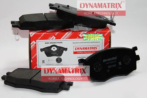 Dynamatrix DBP1955 Гальмівні колодки, комплект DBP1955: Приваблива ціна - Купити в Україні на EXIST.UA!