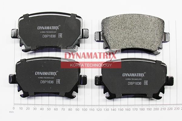 Dynamatrix DBP1636 Гальмівні колодки, комплект DBP1636: Купити в Україні - Добра ціна на EXIST.UA!