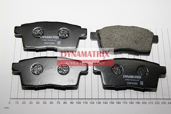 Dynamatrix DBP4366 Гальмівні колодки, комплект DBP4366: Купити в Україні - Добра ціна на EXIST.UA!