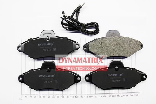 Dynamatrix DBP874 Гальмівні колодки, комплект DBP874: Купити в Україні - Добра ціна на EXIST.UA!