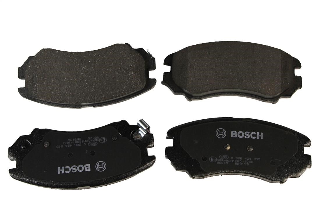 Bosch 0 986 424 815 Гальмівні колодки, комплект 0986424815: Приваблива ціна - Купити в Україні на EXIST.UA!