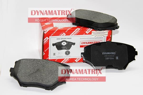 Dynamatrix DBP1514 Гальмівні колодки, комплект DBP1514: Купити в Україні - Добра ціна на EXIST.UA!