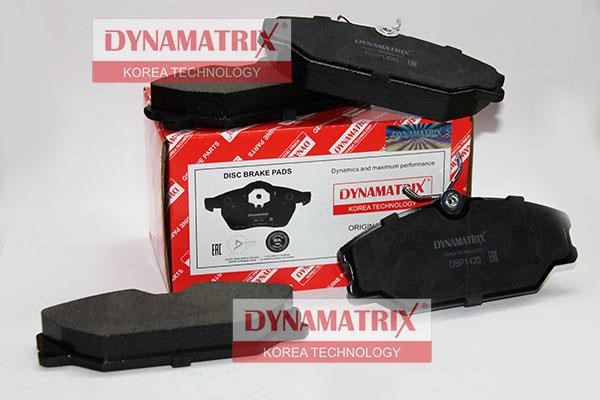 Dynamatrix DBP1420 Гальмівні колодки, комплект DBP1420: Купити в Україні - Добра ціна на EXIST.UA!