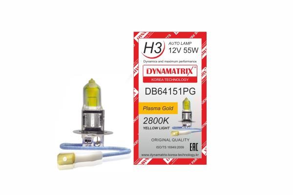 Dynamatrix DB64151PG Лампа галогенна 12В H3 55Вт DB64151PG: Купити в Україні - Добра ціна на EXIST.UA!