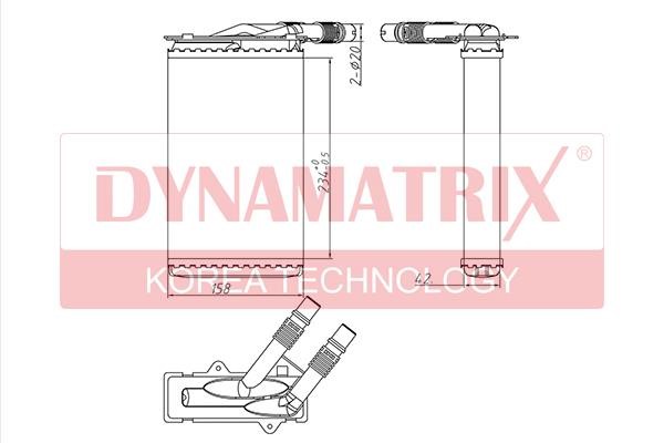Dynamatrix DR72985 Теплообмінник, система опалення салону DR72985: Купити в Україні - Добра ціна на EXIST.UA!