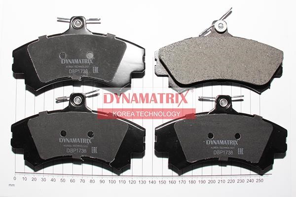 Dynamatrix DBP1738 Гальмівні колодки, комплект DBP1738: Купити в Україні - Добра ціна на EXIST.UA!