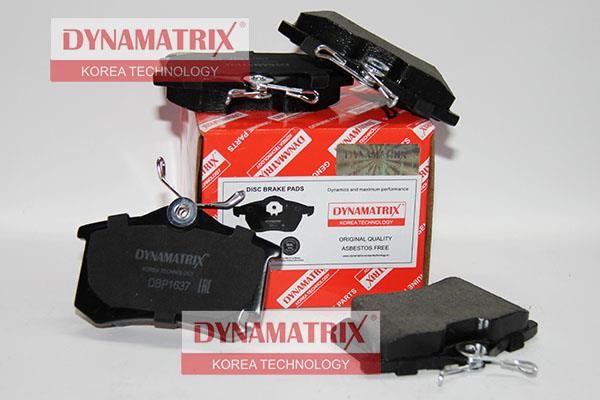 Dynamatrix DBP1637 Гальмівні колодки, комплект DBP1637: Купити в Україні - Добра ціна на EXIST.UA!