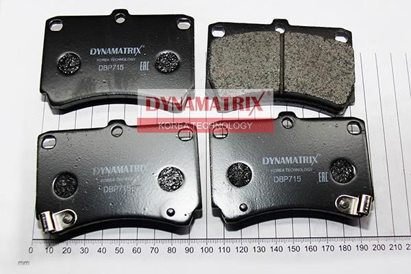 Dynamatrix DBP715 Гальмівні колодки, комплект DBP715: Купити в Україні - Добра ціна на EXIST.UA!