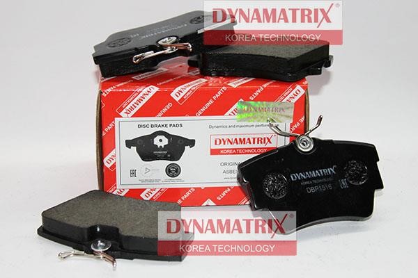 Dynamatrix DBP1516 Гальмівні колодки, комплект DBP1516: Купити в Україні - Добра ціна на EXIST.UA!