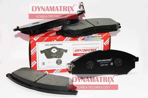 Dynamatrix DBP1881 Гальмівні колодки, комплект DBP1881: Купити в Україні - Добра ціна на EXIST.UA!