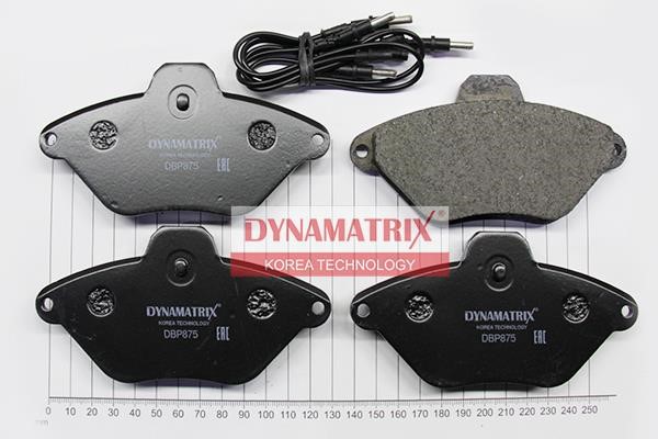 Dynamatrix DBP875 Гальмівні колодки, комплект DBP875: Купити в Україні - Добра ціна на EXIST.UA!