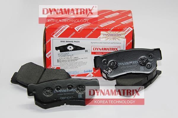 Dynamatrix DBP4247 Гальмівні колодки, комплект DBP4247: Купити в Україні - Добра ціна на EXIST.UA!