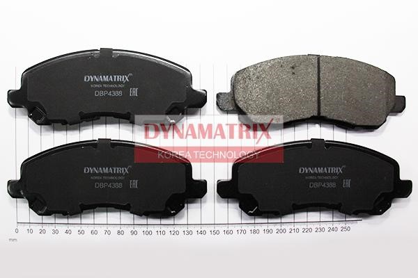 Dynamatrix DBP4388 Гальмівні колодки, комплект DBP4388: Купити в Україні - Добра ціна на EXIST.UA!