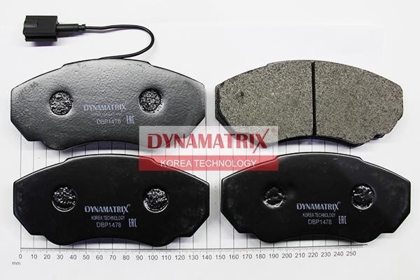 Dynamatrix DBP1478 Гальмівні колодки, комплект DBP1478: Купити в Україні - Добра ціна на EXIST.UA!