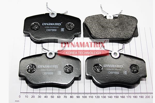 Dynamatrix DBP669 Гальмівні колодки, комплект DBP669: Купити в Україні - Добра ціна на EXIST.UA!