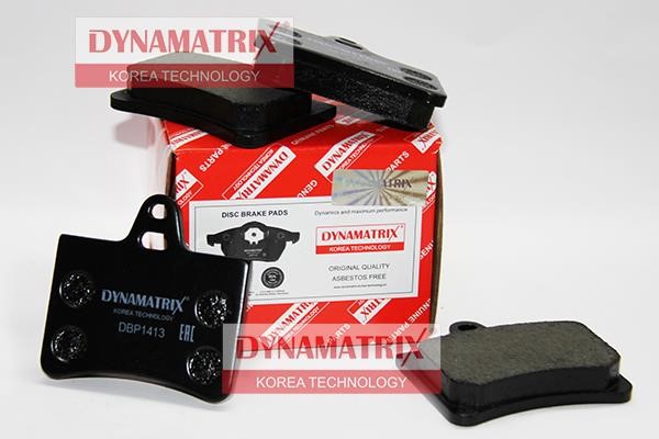 Dynamatrix DBP1413 Гальмівні колодки, комплект DBP1413: Приваблива ціна - Купити в Україні на EXIST.UA!