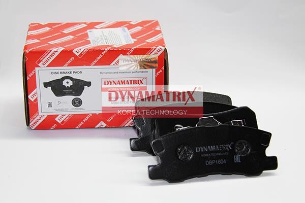 Dynamatrix DBP1604 Гальмівні колодки, комплект DBP1604: Купити в Україні - Добра ціна на EXIST.UA!