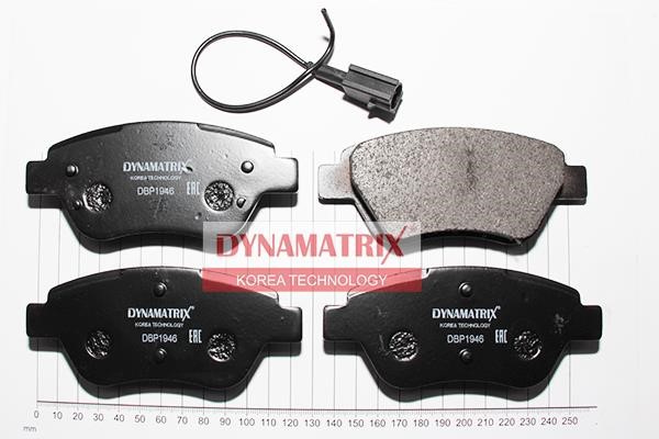 Dynamatrix DBP1946 Гальмівні колодки, комплект DBP1946: Купити в Україні - Добра ціна на EXIST.UA!
