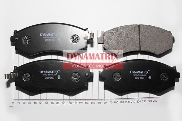 Dynamatrix DBP692 Гальмівні колодки, комплект DBP692: Купити в Україні - Добра ціна на EXIST.UA!