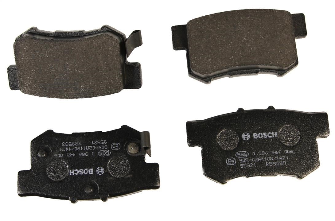 Bosch 0 986 461 006 Гальмівні колодки, комплект 0986461006: Приваблива ціна - Купити в Україні на EXIST.UA!