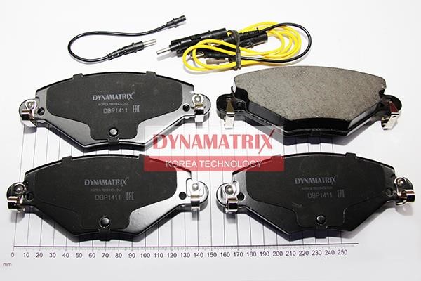 Dynamatrix DBP1411 Гальмівні колодки, комплект DBP1411: Купити в Україні - Добра ціна на EXIST.UA!