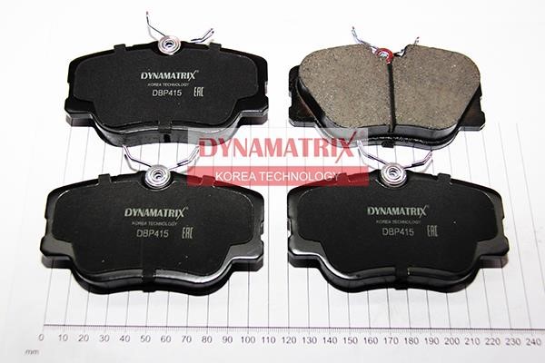 Dynamatrix DBP415 Гальмівні колодки, комплект DBP415: Купити в Україні - Добра ціна на EXIST.UA!