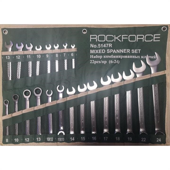Rock Force RF-5147R Набір ключів комбінованих універсальних 22пр: комбіновані 16пр( 6-24мм), розрізні 2пр(10х12,11х13мм) RF5147R: Купити в Україні - Добра ціна на EXIST.UA!