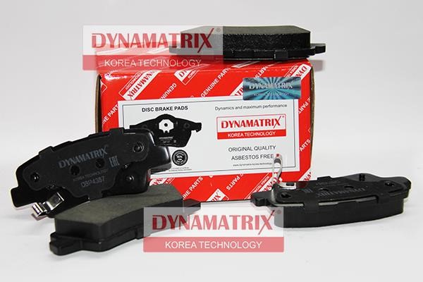 Dynamatrix DBP4387 Гальмівні колодки, комплект DBP4387: Купити в Україні - Добра ціна на EXIST.UA!