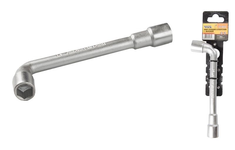734014 Mastertool Ключ торцевий з отвором L-подібний 14 мм, CRV