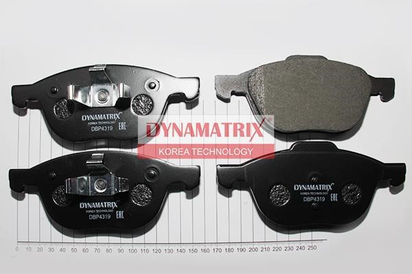 Dynamatrix DBP4319 Гальмівні колодки, комплект DBP4319: Купити в Україні - Добра ціна на EXIST.UA!