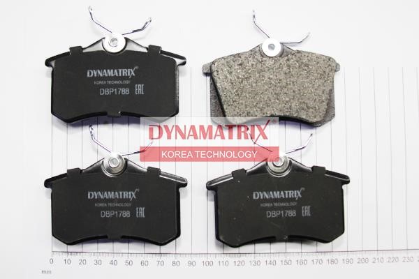 Dynamatrix DBP1788 Гальмівні колодки, комплект DBP1788: Купити в Україні - Добра ціна на EXIST.UA!
