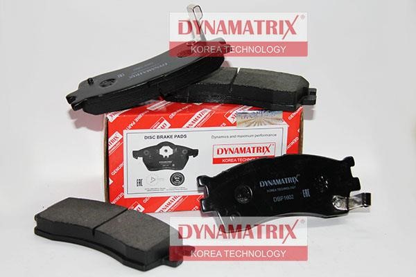 Dynamatrix DBP1602 Гальмівні колодки, комплект DBP1602: Приваблива ціна - Купити в Україні на EXIST.UA!