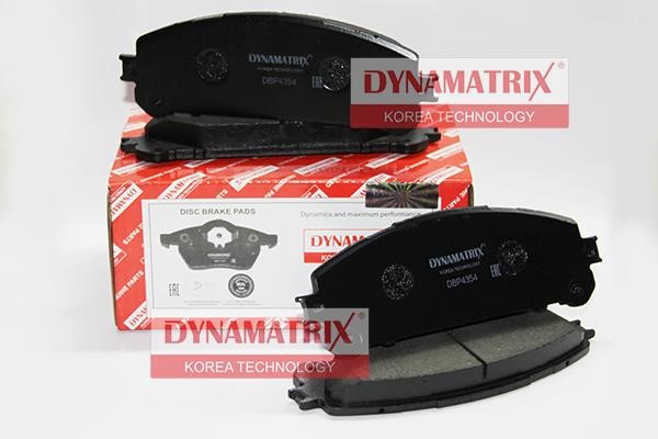 Dynamatrix DBP4354 Гальмівні колодки, комплект DBP4354: Купити в Україні - Добра ціна на EXIST.UA!