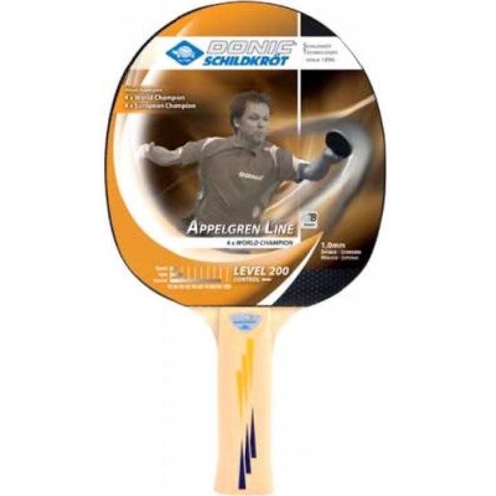Donic-Schildkrot 703002 Ракетка для настільного тенісу Appelgren 200 703002: Купити в Україні - Добра ціна на EXIST.UA!
