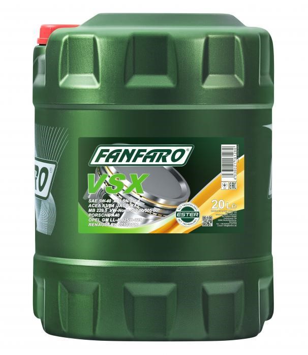 Fanfaro FF6702-20 Моторна олива FanFaro VSX 5W-40, 20л FF670220: Приваблива ціна - Купити в Україні на EXIST.UA!
