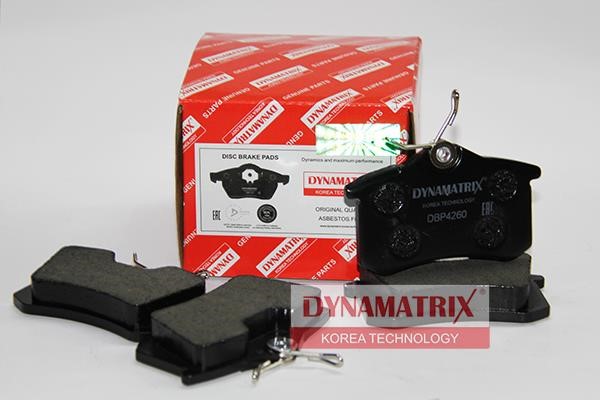 Dynamatrix DBP4260 Гальмівні колодки, комплект DBP4260: Купити в Україні - Добра ціна на EXIST.UA!