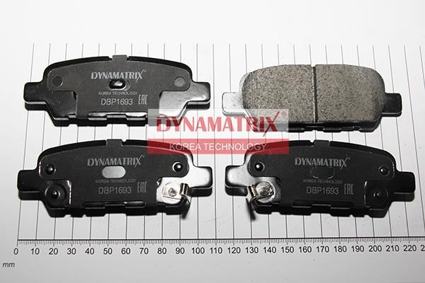 Dynamatrix DBP1693 Гальмівні колодки, комплект DBP1693: Купити в Україні - Добра ціна на EXIST.UA!