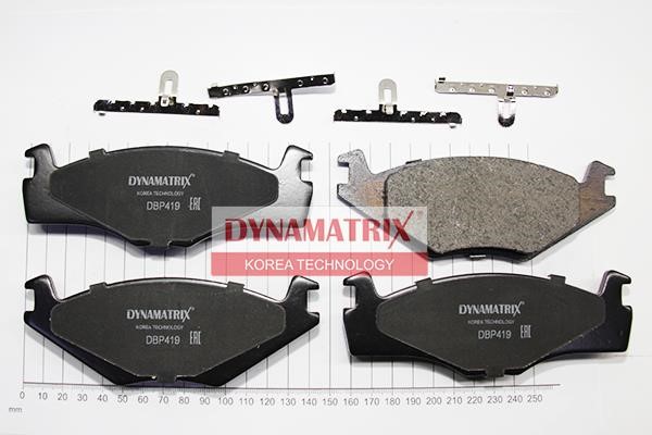 Dynamatrix DBP419 Гальмівні колодки, комплект DBP419: Купити в Україні - Добра ціна на EXIST.UA!