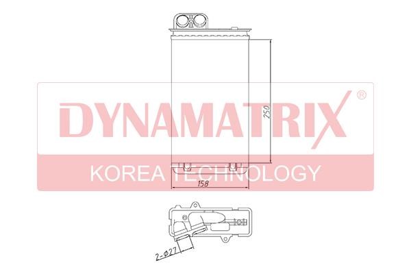 Dynamatrix DR72984 Теплообмінник, система опалення салону DR72984: Купити в Україні - Добра ціна на EXIST.UA!