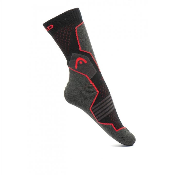Head Шкарпетки Head HIKING CREW 2P UNISEX, 2 пари, чорний&#x2F;червоний 39-42 – ціна
